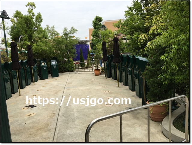 USJ ハリーポッター 整理券発券所