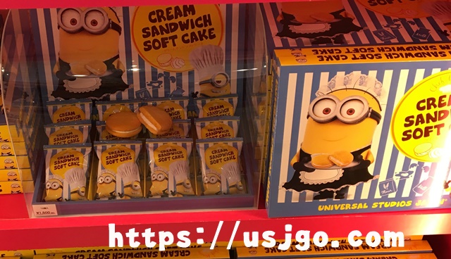 USJ　ミニオン　サンドイッチ　ソフトケーキ