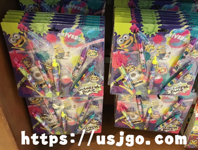 USJ　ミニオン　ボールペン5本セット