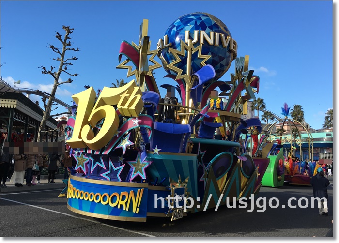 Usjリ ボーン15周年ショーパレードの内容と場所 感想評価は Usjへgo
