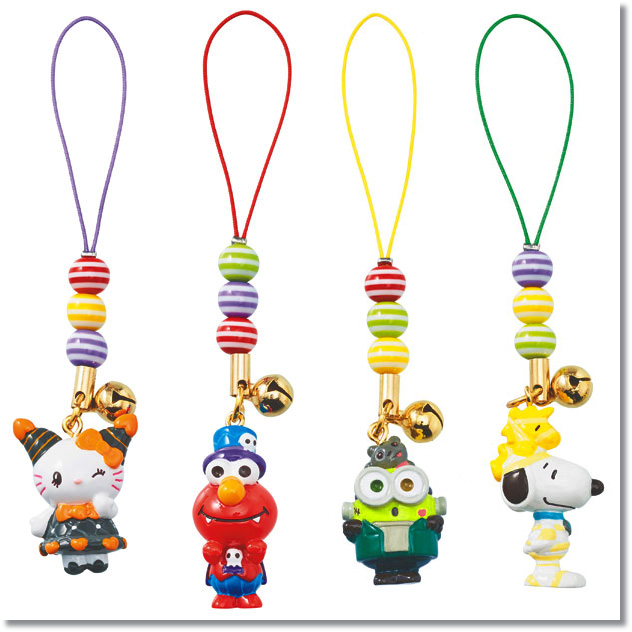 こわかわハロウィ-ンストラップセット4個