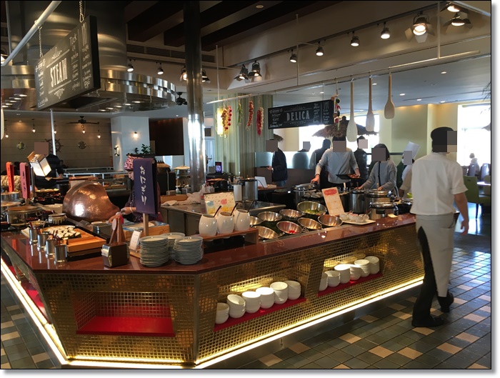 USJ ホテルユニバーサルポート リコリコ レストラン 朝食バイキング