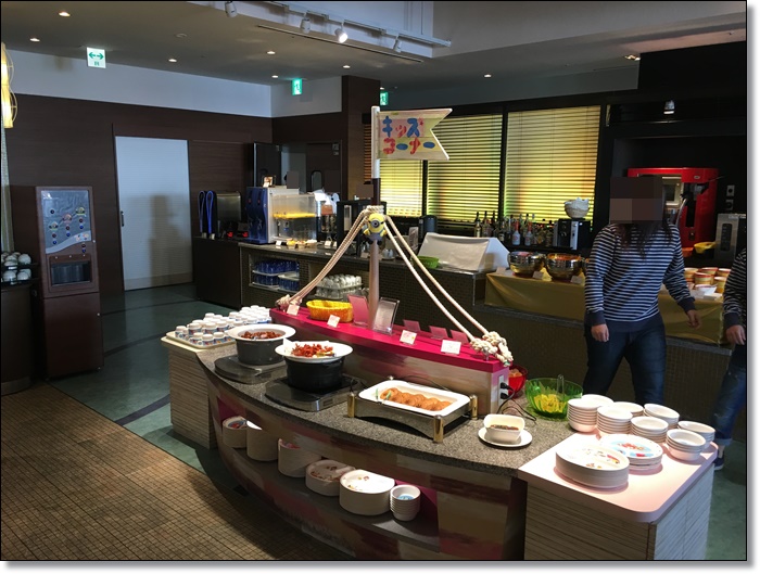 USJ ホテルユニバーサルポート リコリコ レストラン キッズコーナー 画像