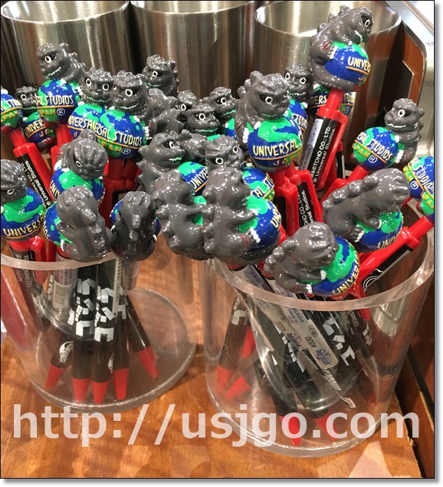 USJ　ゴジラ　グッズ　ボールペン