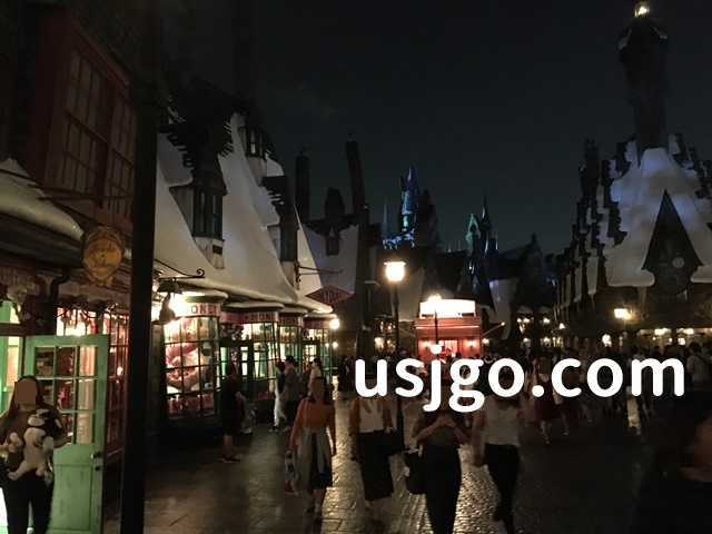 USJ　ハリーポッター　ナイトショー　時間　場所