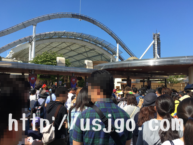 usj　オープン前　混雑状況