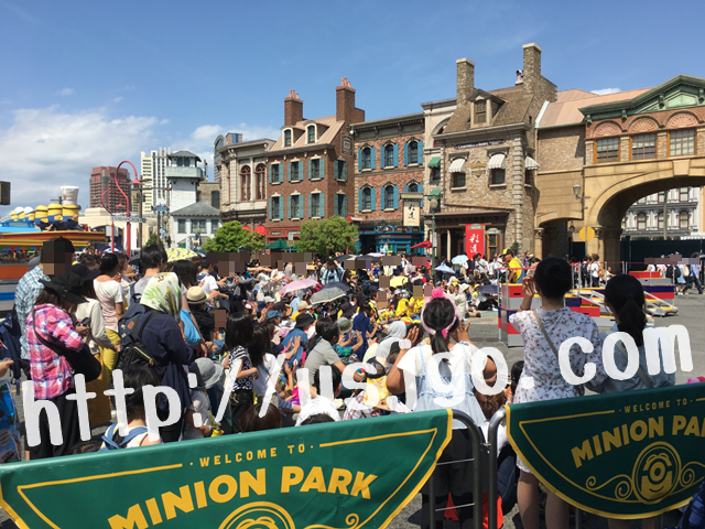 usj　ミニオンハチャメチャタイム　混雑具合