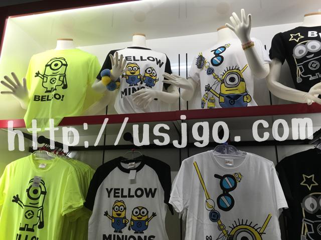usj　ミニオンパーク　お土産グッズ　Tシャツ