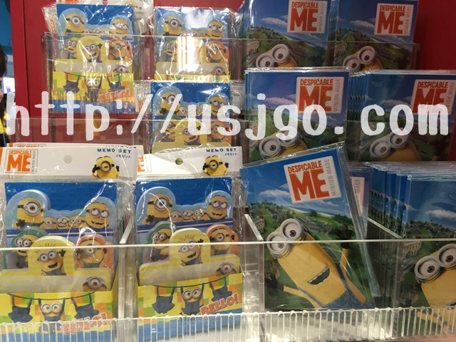 usj　ミニオンパーク　グッズ　メモセット