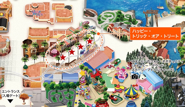 usj 昼のハロウィン ハッピー・トリック・オア・トリート 開催場所