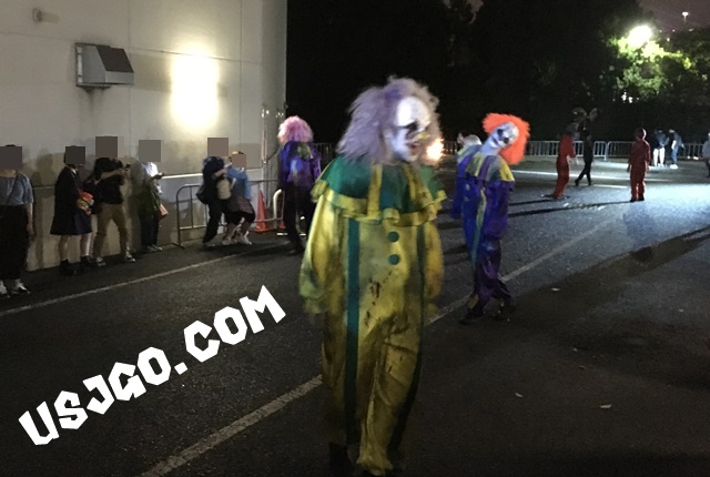 usj　ピエロ・ルーク　ゾンビ