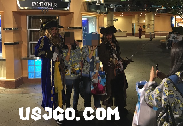 usj 海賊ジャックスパロウ