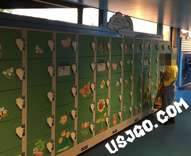 usj　ワンダーランドエリア　ロッカー