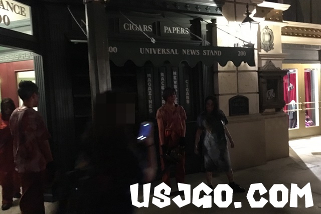 usj ゾンビ 雨宿り