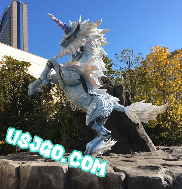 usj モンスターハンターザリアル キリン等身大