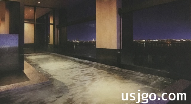 USJ ザシンギュラリホテル 展望露天風呂