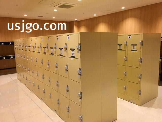 USJ ザシンギュラリホテル コインロッカールーム