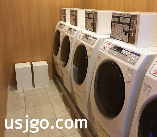 USJ ザシンギュラリホテル 湯上り処 洗濯機