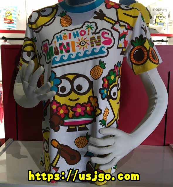 USJ　ミニオン　ハワイアン　Ｔシャツ