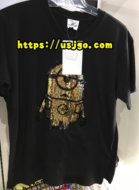 USJ　ミニオン　スパンコールＴシャツ