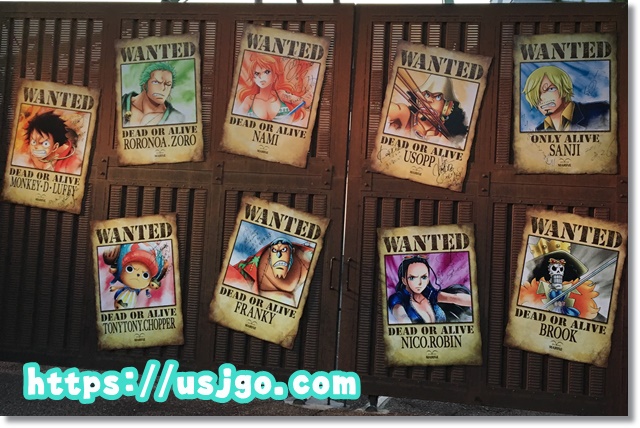 USJ ワンピース 麦わら海賊団
