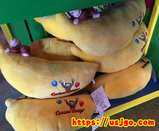 USJ おさるのジョージ バナナクッション