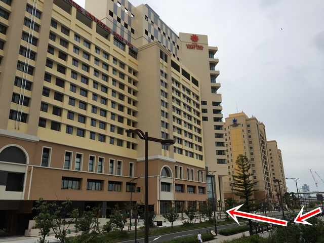 ユニバーサル・スタジオ・ジャパからユニバーサルポートヴィータへのルート3