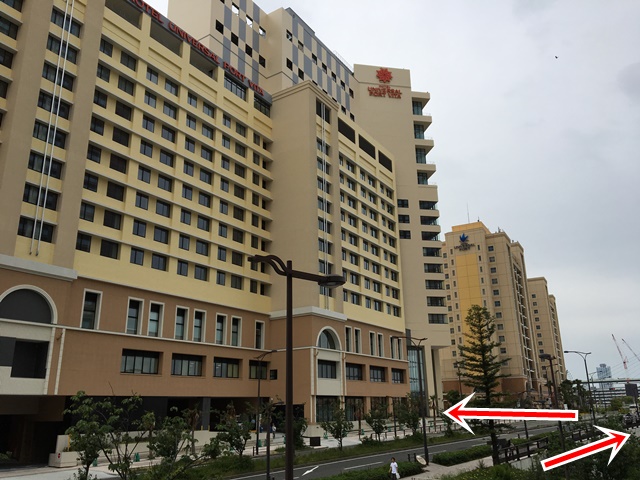 ユニバーサルシティ駅からユニバーサルポートヴィータのルート4