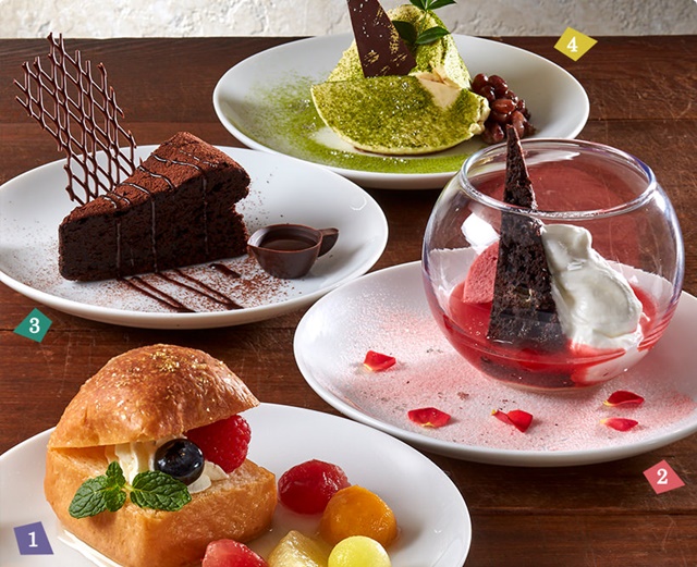 ルパン三世リストランテ・アモーレ デザート4種