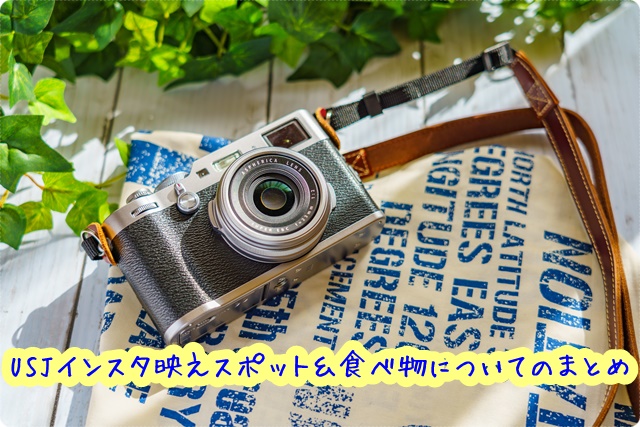 USJ インスタ映えスポット&食べ物 まとめ