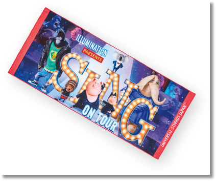 USJ SING フェイスタオル