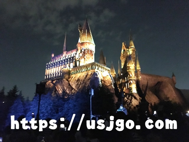 usj ハリポタ ホグワーツ城 プロジェクションマッピング