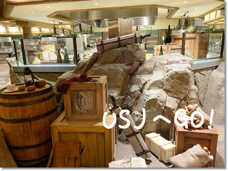 進撃の巨人レストラン 調査兵団レストラン 撮影スポット