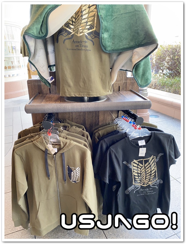 USJ 進撃の巨人 自由の翼Tシャツ