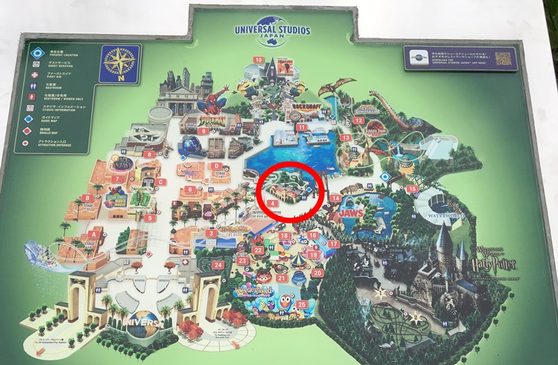 ユニバ アズーラディカプリ 場所