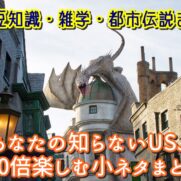 ユニバ豆知識 雑学 都市伝説まとめ あなたの知らないusjを100倍楽しむ小ネタまとめ Usjへgo Usjへgo