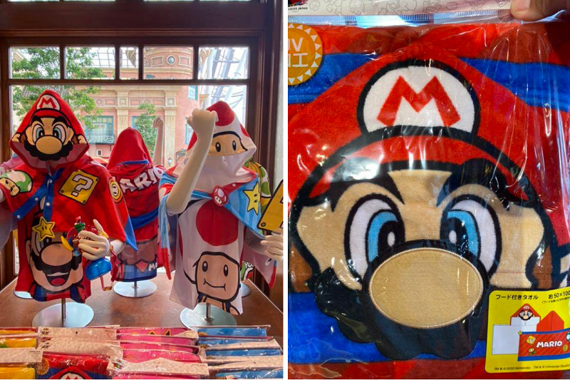 フード付きタオル