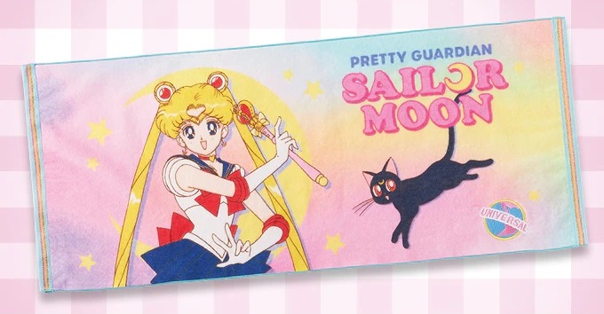 セーラームーンフェイスタオル