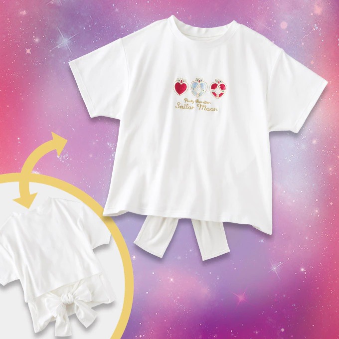 バックリボンTシャツ