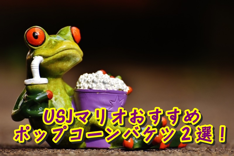USJマリオおすすめポップコーンバケツ2選!