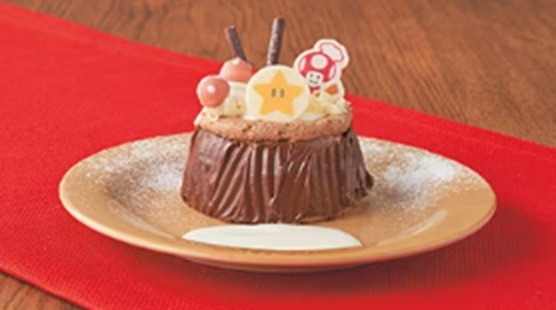 シェフ特製の切り株ケーキ