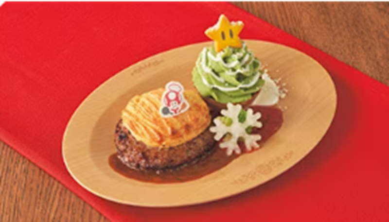 シェフ特性グラタン・ハンバーグステーキ&マッシュポテトのツリー