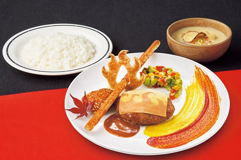 煉獄杏寿郎のハンバーグプレートセット