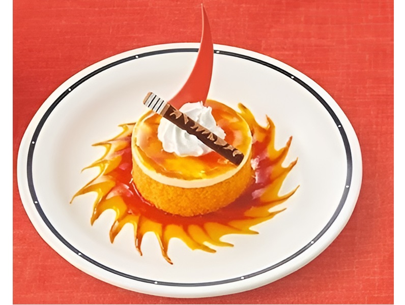 炎柱のオレンジレアチーズケーキ