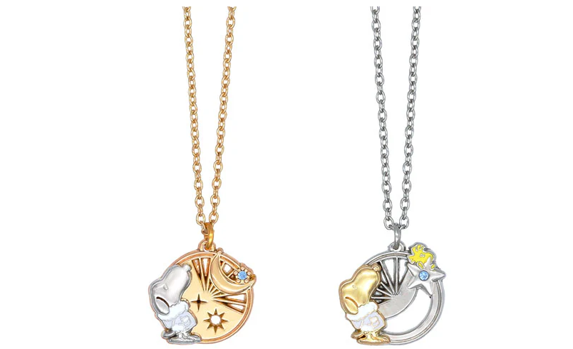 スヌーピーペアネックレス