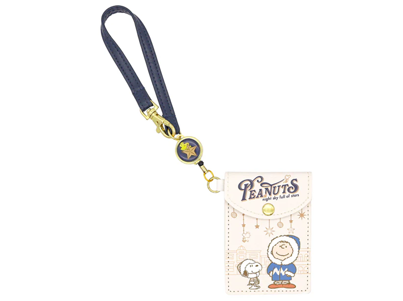 スヌーピーリール付きチケットホルダー