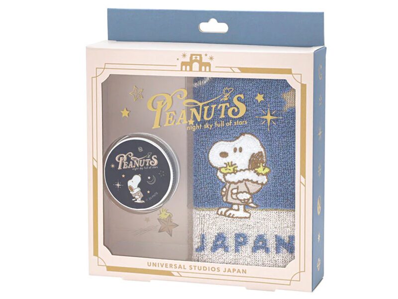 スヌーピーハンドタオル＆ハンドクリームセット