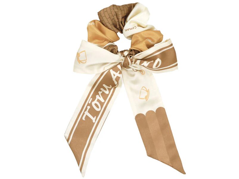 リボン付きシュシュ